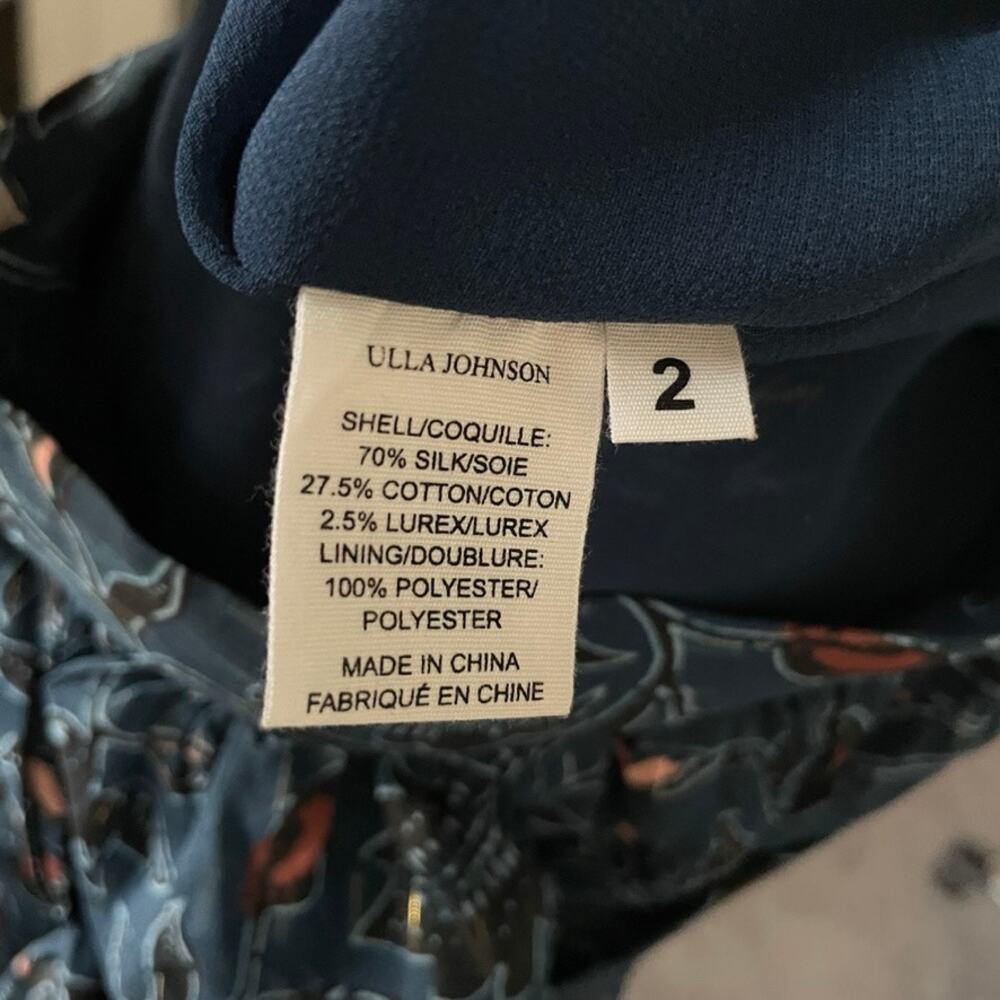 Ulla Johnson Zea Silk Blend Mini Skirt Belted Ruffle Size 2 NWT - Picture 10 of 10